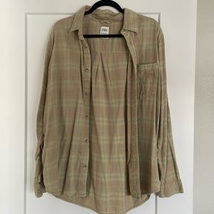 Plaid “Flannel” Shacket Shirt